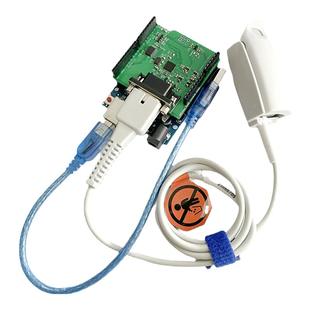 指夹式心率脉搏血氧传感器透射式PPG血氧饱和度检测Arduino套件