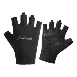 骑行手套半指短款春夏户外防晒透气自行车装备冰丝透气防紫外线
