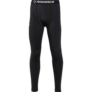 准者儿童压缩裤男女学生篮球运动吸汗健身训练体育生弹力紧身长裤