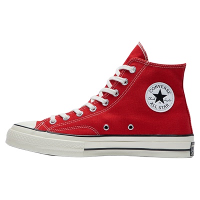 CONVERSE匡威 1970S男女三星标高帮帆布鞋圣诞搪瓷红红色164944C