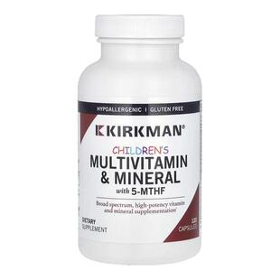 KirkmanLabs儿童复合维生素矿物质5-MTHF膳食补剂儿童健康抵御