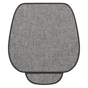 汽车坐垫三件套四季通用单片亚麻座椅套通风座垫冬季凉垫透气垫子