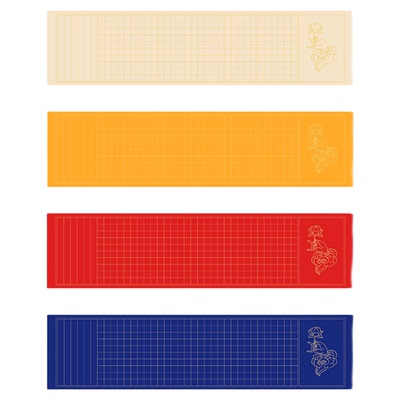 蜡染大悲咒吉祥经书法格子