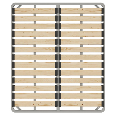 排骨架床架加密实木松木床龙骨架