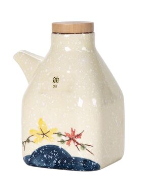 复古厨房油瓶手绘调理瓶