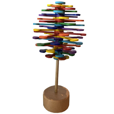 旋转木创意摆件减压神器