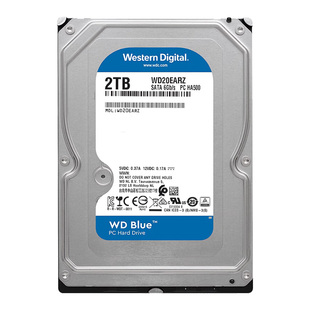 WD西部数据4t机械硬盘8t硬盘6t西数2tb 1tb 1t台式机电脑蓝盘SATA