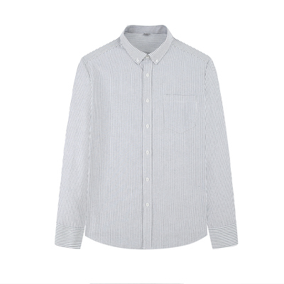 班尼路秋季新款宽松休闲纯棉衬衫