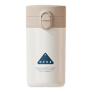 OPUS弹跳盖保温杯女生高颜值316不锈钢小巧便携咖啡水杯子学生男