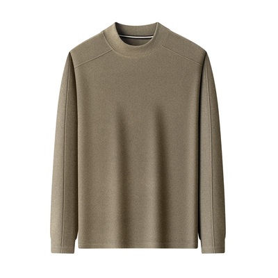 啄木鸟男士德绒加厚保暖长袖t恤