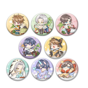 未定事件簿游戏周边左然莫亦陆景和夏彦同人徽章吧唧谷子胸章定制