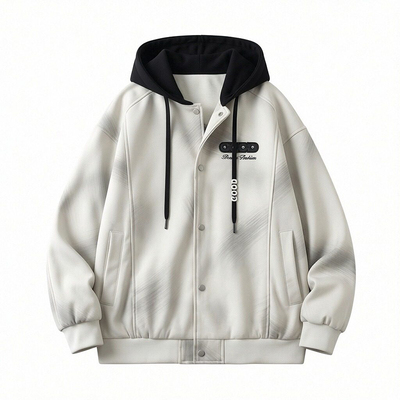 可脱卸帽夹克有型百搭男生外搭