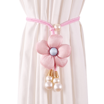 珍珠窗帘绑带一对装轻奢高档客厅扣环法式绑饰纱帘扎束带收拢绳子