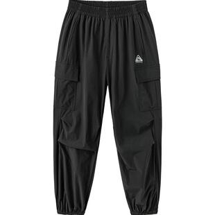 巴拉巴拉童装男童女童伞兵裤儿童裤子2026夏新款大童长裤速干凉感