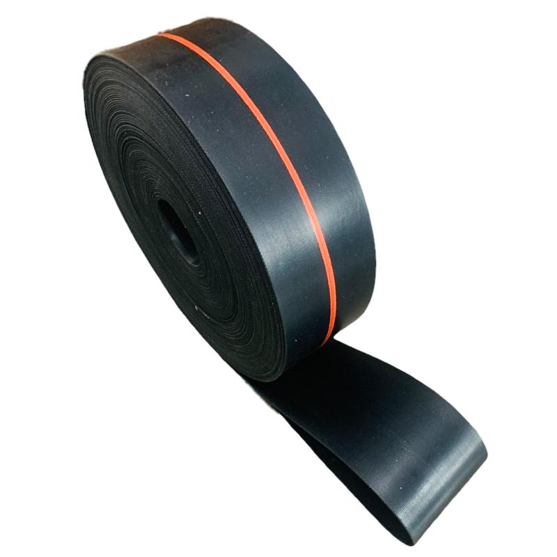 强力丝提升机皮带黑色平胶带耐磨橡胶抛丸机帆布平皮带传动输送带