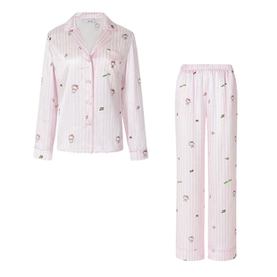 SILKY MIRACLEx Hello Kitty联名真丝睡衣桑蚕丝家居服套装女礼盒