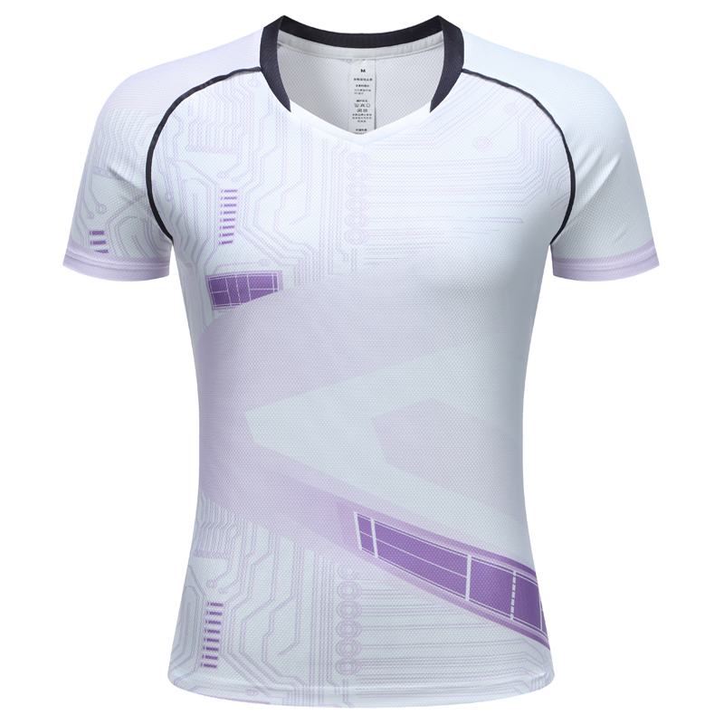 夏羽毛球服套裝男短袖速干女上衣韓版網球服乒乓球團隊運動服定制