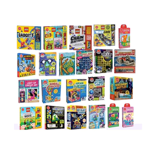 【自营】英文原版 Klutz 手工书-科学实验 Lego Make Your Own Movie 我的乐高大电影 Gear Bots Create 8 Machines 乐高机械人