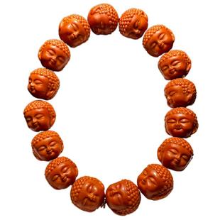 宝宝佛高端猴头手串男款盘玩男士手链文玩核桃雕刻小佛头橄榄核雕