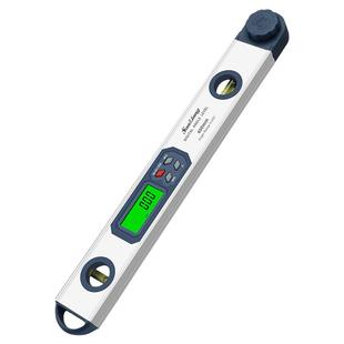 日本三量铝合金角度尺数显高精度量角器角度尺角度仪水平泡仪