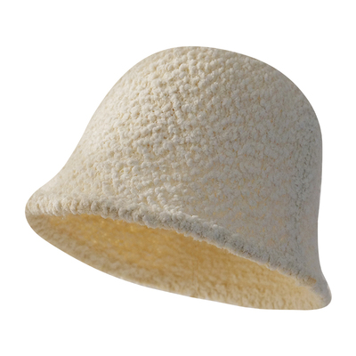 Himade女生秋冬季羊羔绒盆帽