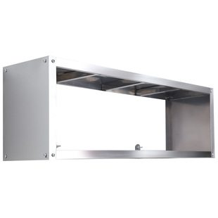 组装式不锈钢二层挂墙架带侧板三层置物架操作台壁挂式上墙层架