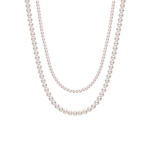 CIRCLE珠宝珍时髦极光小米珠天然淡水珍珠项链秋冬新款