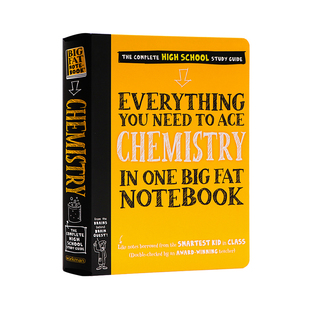 美国中学生优等生笔记系列数学科学代数几何化学历史生物英语 英文原版Everything You Need to Ace Science/Math学霸课堂笔记