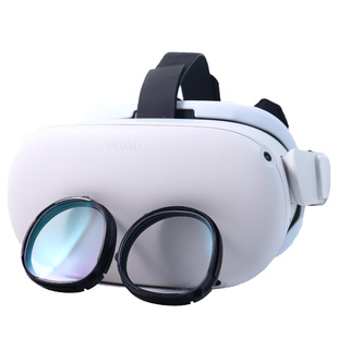 OculusQuest2近视镜片防蓝光抗辐射非球面散光定制quest2磁吸眼镜