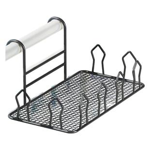 浴室挂钩式浴巾洗发水挂篮阳台防盗窗上晒鞋子架子暖气片置物架子