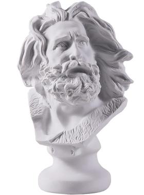 素描石膏人物家居客厅艺术品装饰