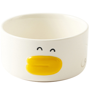 肆月饭碗可爱陶瓷碗家用2026新款高颜值吃饭碗米饭碗个人专用小碗