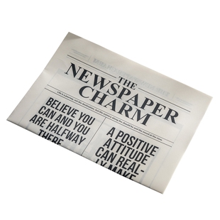 ins英文报纸杂志搭配拍照道具时尚流行简约街拍民宿咖啡店装饰