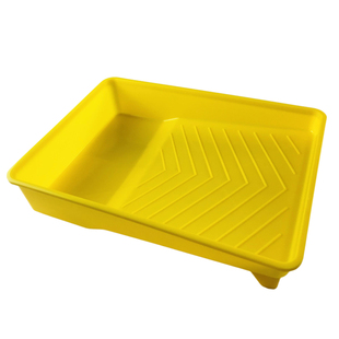 塑料油漆托盘系列漆料盒艺术漆料盘装料盘调色板油漆刷盒9寸油盘