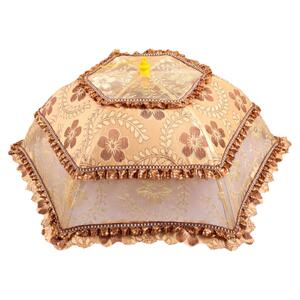 家用大号可折叠圆形饭菜罩菜罩餐桌罩食物罩防蝇剩菜碗伞盖菜罩子