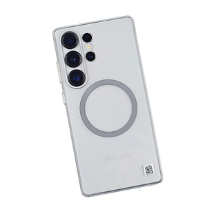 适用于三星S25ultra手机壳磁吸透明PC硬壳三包S25+防摔保护套金属镜头S25机壳s26ultra/s26+