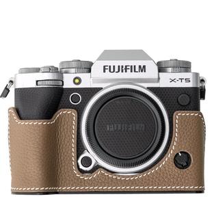 阿尔飞斯富士保护套适用XT5 XT4 XT50 XS20 X100VI XM5真皮外壳相机包皮套牛皮座配件相机快装板铝合金底座