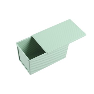 加厚波纹不粘吐司盒 家用烤箱做面包长方形土司模具450g烘焙工具