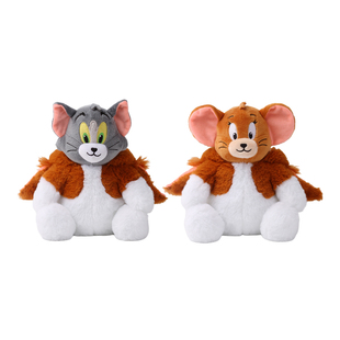 HUGKIS猫和老鼠小精灵汤姆猫毛绒公仔可爱玩偶摆件娃娃送礼物玩具