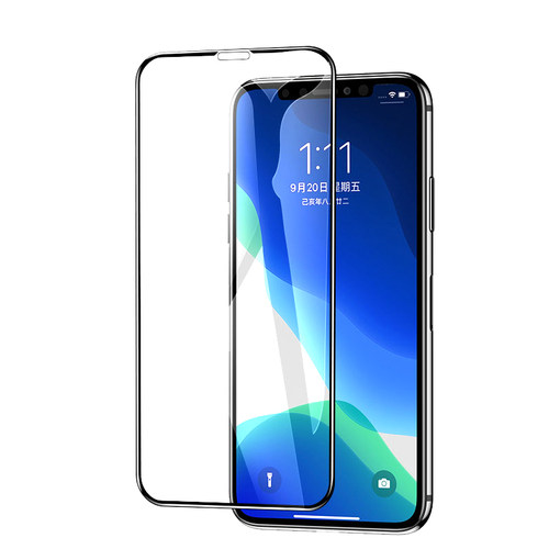 适用苹果16钢化膜14Pro iphone13高清11丝印苹果12 XSmax 6/7/8p XR一体胶三强全屏钢化手机贴膜15Promax批发