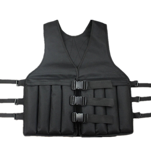 负重铁砂沙袋背心跑步健身训练加重沙包马甲体育运动装备全套沙衣