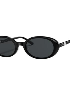 帕森复古椭圆框珍珠镜甜酷少女感