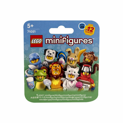 【自营】LEGO乐高抽抽乐71051乐高小人仔动物系列套装男女孩礼物