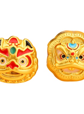 古法沙金吊坠小配件手链手串挂件