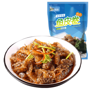聪厨鱼皮卷230g*4袋下酒菜零食即食凉拌凉菜麻辣冷冻成品商用鱼皮