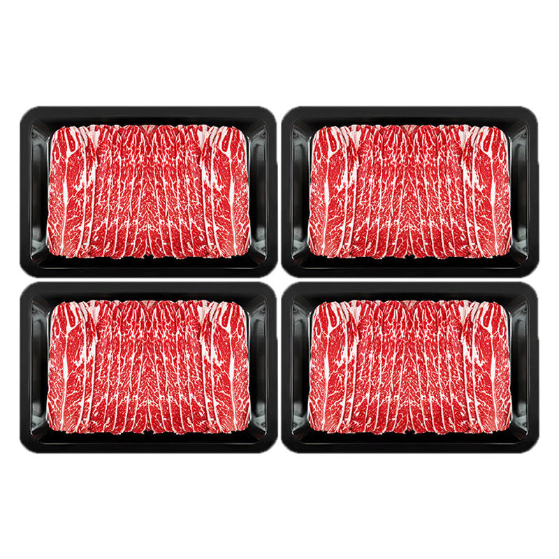 原切肥牛卷牛肉卷雪花牛肉片安格