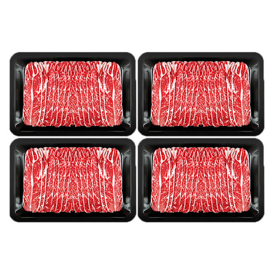 原切肥牛卷牛肉卷雪花牛肉片安格