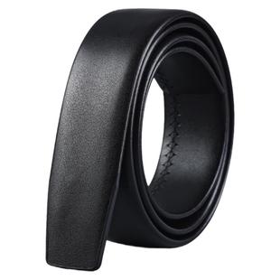 鳄鱼皮带无头男士自动扣腰带不带头裤带条无扣头带身男款正品