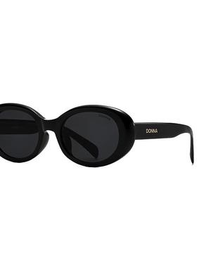 DONNA哆哪椭圆形太阳镜防紫外线
