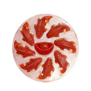 八方来财山楂鱼山楂糕锦鲤过年年夜饭货元宝摆盘年年有鱼鲤鱼袋装